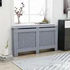 Image de vidaXL Cache-radiateur anthracite 152x19x81,5 cm MDF288194