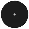 Image de vidaXL Tapis de saut Tissu Noir pour trampoline rond de 3,66 m92404