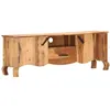 Image de vidaXL Meuble TV 115x30x42 cm Bois solide287337