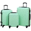 Image de vidaXL Ensemble de valises rigides 3 pcs Menthe ABS92415