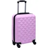 Image de vidaXL Valise Rigide Rose Abs