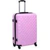Image de vidaXL Valise Rigide Rose Abs