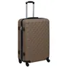 Image de vidaXL Valise rigide Marron ABS92428