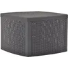 Image de vidaXL Vidaxl Table D'appoint Mocha 54x54x36,5 Cm Plastique