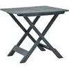 Image de Vidaxl Table Pliable De Jardin Vert 79x72x70 Cm Plastique