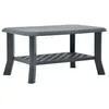 Image de vidaXL Table basse Vert 90x60x46 cm Plastique48794