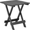 Image de vidaXL Vidaxl Table Pliable De Jardin Anthracite 45x43x50 Cm Plastique