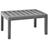 Image de vidaXL Table de jardin Moka 78x55x38 cm Plastique48816