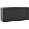 Image de vidaXL Boîte de rangement de jardin Anthracite 116x44x55 cm49445