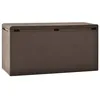 Image de vidaXL Boîte de rangement de jardin Marron 114x47x60 cm49447