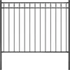 Image de vidaXL Vidaxl Clôture De Jardin Acier 1,7x1,2 M Noir