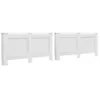Image de Cache-radiateurs Blanc VIDAXL - 152x19x81,5 cm MDF - 2 pcs