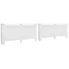 Image de Cache-radiateurs 2 pcs Blanc 152x19x81,5 cm MDF vidaXL vidaXL