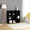 Image de vidaXL Bibliothèque noir 98x29x97,5 cm bois d'ingénierie801126