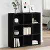 Image de vidaXL BibliothÃ¨que noir 98x29x97,5 cm bois d'ingÃ©nierie