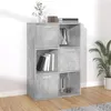 Image de vidaXL Armoire de rangement Gris béton 60x29,5x90 cm Bois d'ingénierie801138