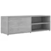 Image de Meuble TV Gris bÃ©ton 120x34x37 cm AgglomÃ©rÃ© - vidaXL