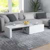 Image de vidaXL Table basse Blanc 150x50x35 cm Bois d'ingénierie801337