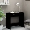 Image de vidaXL Vidaxl Bureau Noir 80x40x75 Cm Aggloméré