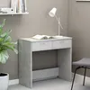 Image de vidaXL Bureau Gris béton 80x40x75 cm Bois d ingénierie801359