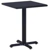 Image de vidaXL Table de jardin Noir 60x60x75 cm49469