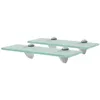 Image de vidaXL Étagères murales 2 pcs Verre 30 x 10 cm 8 mm3051494