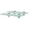 Image de vidaXL Étagères murales 2 pcs Verre 30x20 cm 8 mm3051518