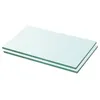 Image de vidaXL Panneaux d'Ã©tagÃ¨re 2 pcs Verre Transparent 30 x 12 cm