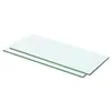 Image de vidaXL Panneaux d'étagère 2 pcs Verre Transparent 50 x 15 cm3051558