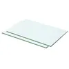 Image de vidaXL Panneaux d'étagère 2 pcs verre transparent 50x25 cm