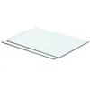 Image de vidaXL Panneaux d'étagère 2 pcs Verre Transparent 50 x 30 cm