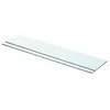 Image de vidaXL Panneaux d'étagère 2 pcs Verre Transparent 70x15 cm