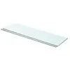 Image de vidaXL Panneaux d'étagère 2 pcs Verre Transparent 70 x 20 cm