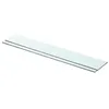 Image de vidaXL Panneaux d'étagère 2 pcs Verre Transparent 80 x 12 cm3051572