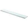 Image de vidaXL Panneaux d'étagère 2 pcs Verre Transparent 90 x 12 cm
