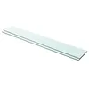 Image de vidaXL Panneaux d'Ã©tagÃ¨re 2 pcs Verre Transparent 100 x 15 cm