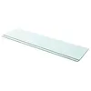 Image de vidaXL Panneaux d'étagère 2 pcs Verre Transparent 100 x 25 cm3051585