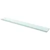 Image de vidaXL Panneaux d'étagère 2 pcs Verre Transparent 110x12 cm3051587