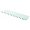 Image de vidaXL Panneaux d'étagère 2 pcs Verre Transparent 110 x 25 cm