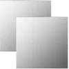 Image de vidaXL vidaXL Miroirs muraux 2 pcs 60x60 cm Carré Verre