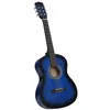 Image de vidaXL Guitare classique de débutants et enfants Bleu 3/4 36 70116