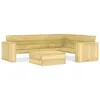 Image de Vidaxl Salon De Jardin 2 Pcs Bois De Pin ImprÃ©gnÃ©
