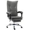 Image de vidaXL Chaise de bureau Anthracite Similicuir20354
