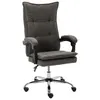 Image de vidaXL Chaise de bureau Gris Tissu
