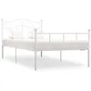 Image de vidaXL Cadre de lit sans matelas blanc métal 90x200 cm284516