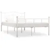 Image de vidaXL Cadre de lit sans matelas blanc métal 120x200 cm284518