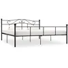 Image de vidaXL Cadre de lit sans matelas noir métal 180x200 cm284528