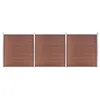 Image de vidaXL Clôture de jardin WPC 526x186 cm Marron