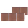 Image de vidaXL Clôture de jardin WPC 872x186 cm Marron3053210