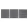 Image de vidaXL Clôture de jardin WPC 526x186 cm Gris
